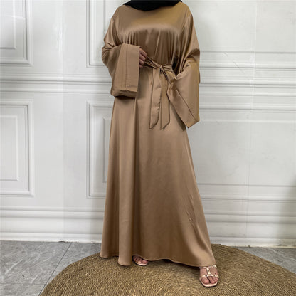 Gold - Satin Elegant Abaya