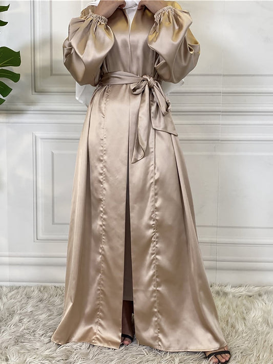 Gold - Satin Luxury Abaya