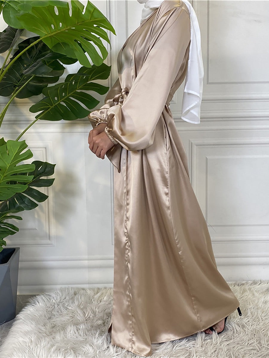 Gold - Satin Luxury Abaya